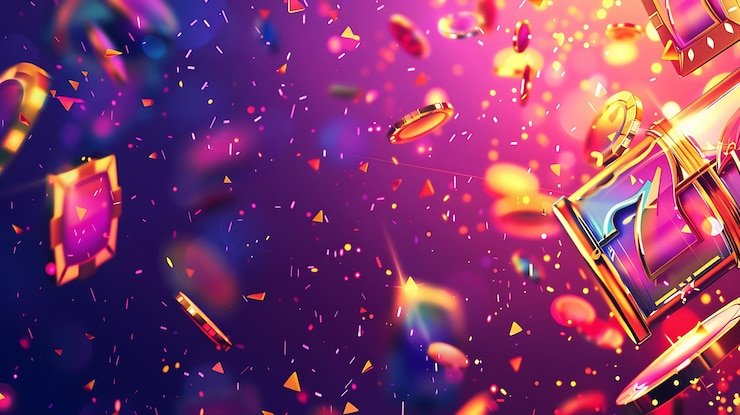 Tabel permainan poker saldo4d dengan kartu dan chip taruhan